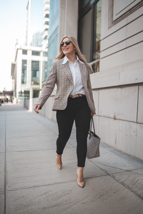 Office-Ready Fall Outfits for Women 2025: Chic Business Casual, Jeans & Skirt Looks for Work