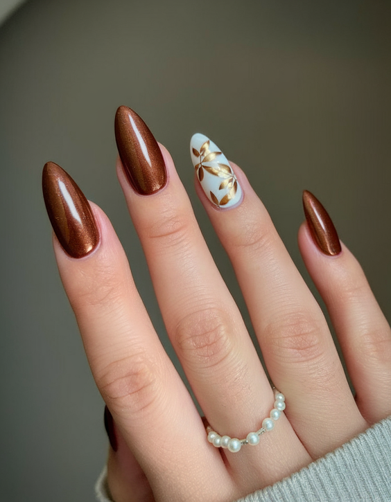 Creative Autumn Nail Designs 2025: Trending Fall Manicure Ideas & Botanical Art Inspiration