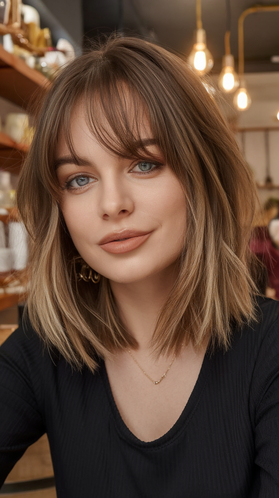 Trending Fall 2025 Haircuts with Bangs for Every Face Shape and Hair Type – Best New Looks
