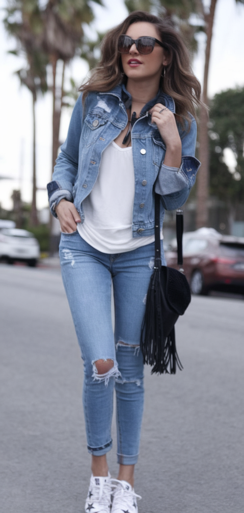 Chic Fall Outfits with Jeans 2025: Trendy Ideas for Women, Boots, Sneakers, and Jackets