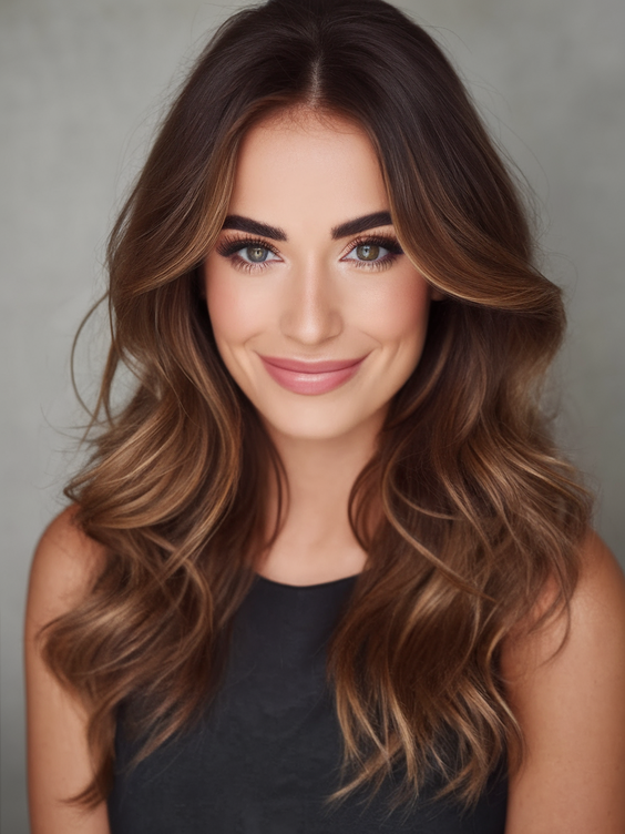 2025 Fall Hair Colors for Women with Dark Brown Hair: Trendy Ideas, Balayage, and Highlights Guide