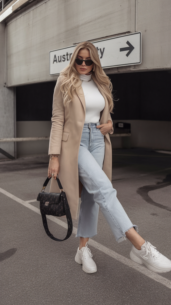 Chic Fall Outfits with Jeans 2025: Trendy Ideas for Women, Boots, Sneakers, and Jackets