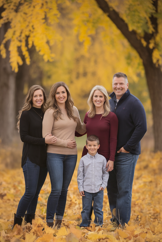 Cozy Fall Family Photo Outfits 2025: Best Color Combos, Jeans, Boots & Plus Size Ideas