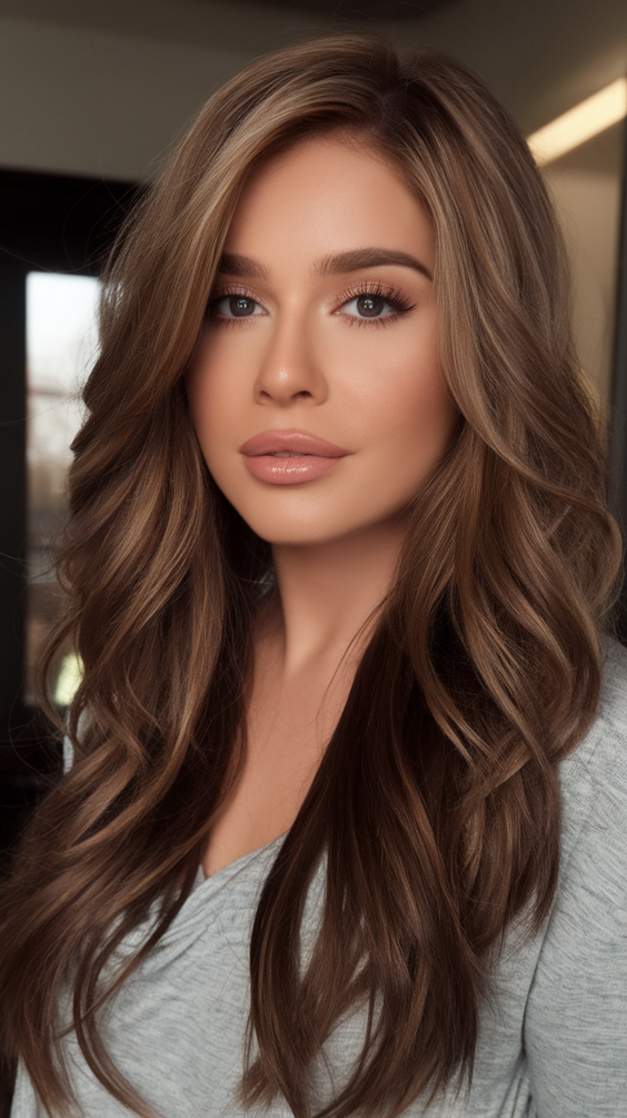 Fall Brown Hair Color Ideas 2025: Brunette Balayage, Highlights, and Money Piece Trends for Autumn