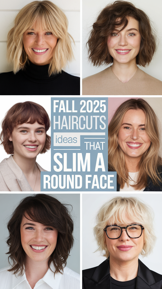 Fall 2025 Haircuts That Slim a Round Face: Best Modern Cuts and Styling Tips for Every Hair Type