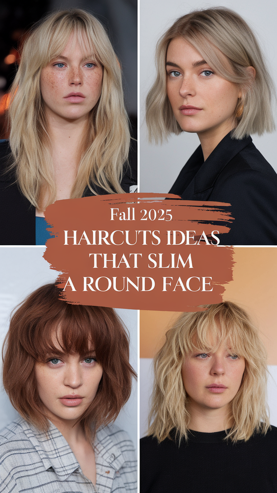 Fall 2025 Haircuts That Slim a Round Face: Best Modern Cuts and Styling Tips for Every Hair Type