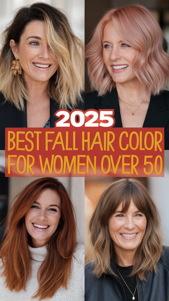 Fall 2025 Hair Color Guide for Women Over 50: Top Trends, Shades, and Inspiring Looks