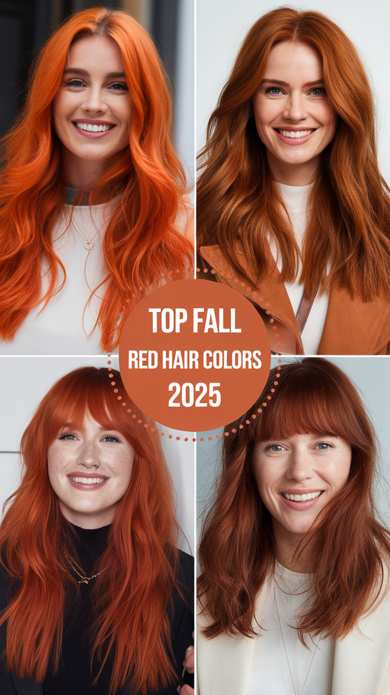 Fall Red Hair Color Ideas for Redheads in 2025: Autumn Highlights, Balayage, and Trending Formulas