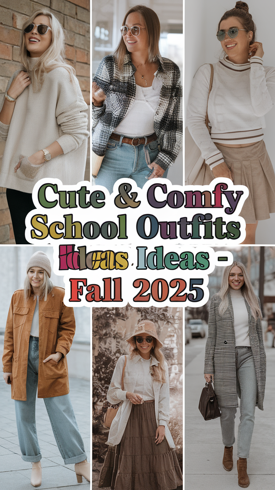 Adorable & Cozy Fall 2025 School Outfits – Trendy & Comfy Looks for Class