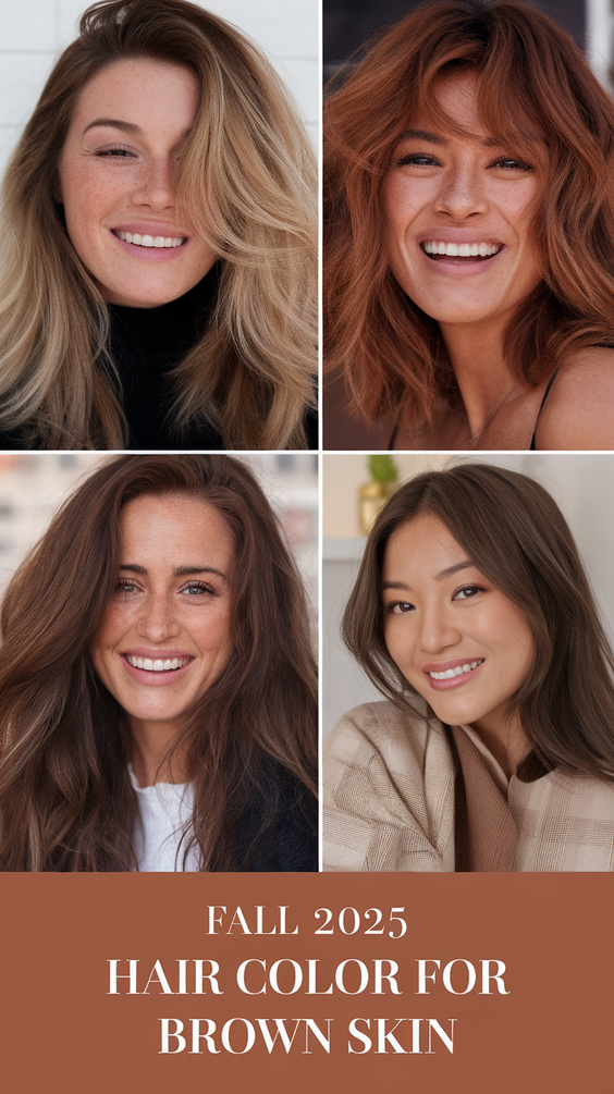 Fall Hair Color for Brown Skin 2025: Hottest Shades and Trends for a Gorgeous Autumn Makeover