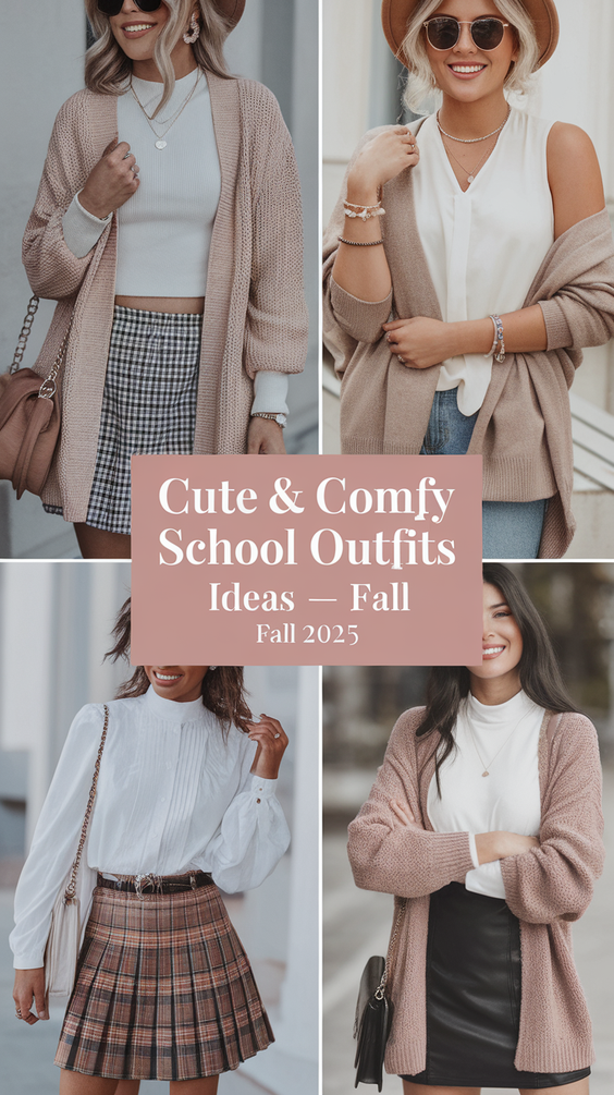Adorable & Cozy Fall 2025 School Outfits – Trendy & Comfy Looks for Class