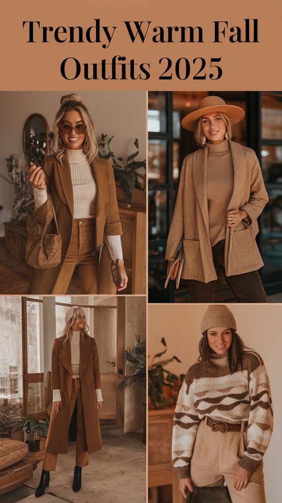 Warm Fall Outfits 2025: Cozy Layered Looks and Weather-Ready Styles for Every Woman
