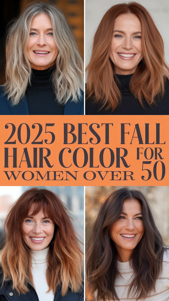 Fall 2025 Hair Color Guide for Women Over 50: Top Trends, Shades, and Inspiring Looks