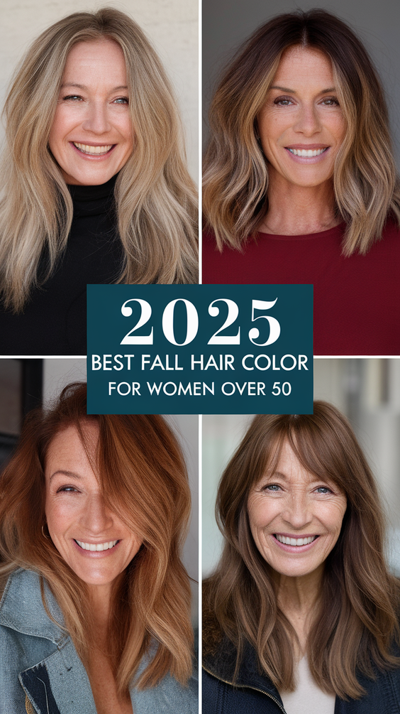 Fall 2025 Hair Color Guide for Women Over 50: Top Trends, Shades, and Inspiring Looks