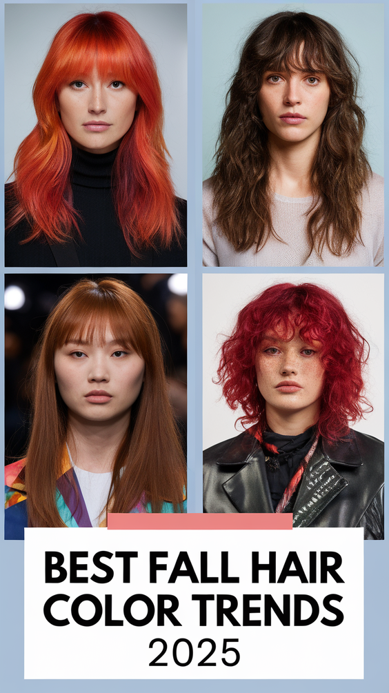 Fall Hair Color Ideas 2025: Trending Shades and Styles for a Bold New Season