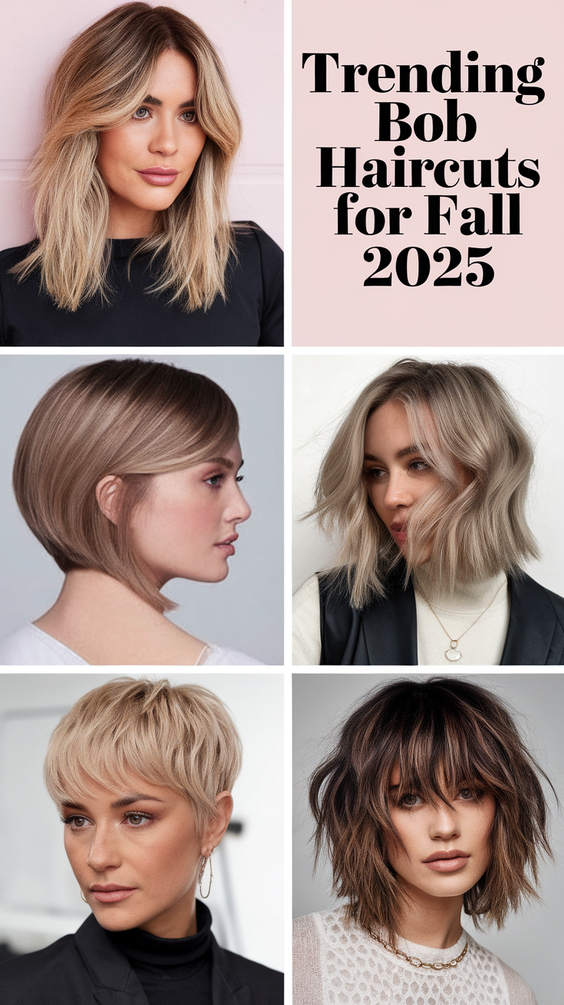 Bob Haircuts – The Most Fashionable Fall Bob Haircut Ideas to Try in 2025 for a Chic Look