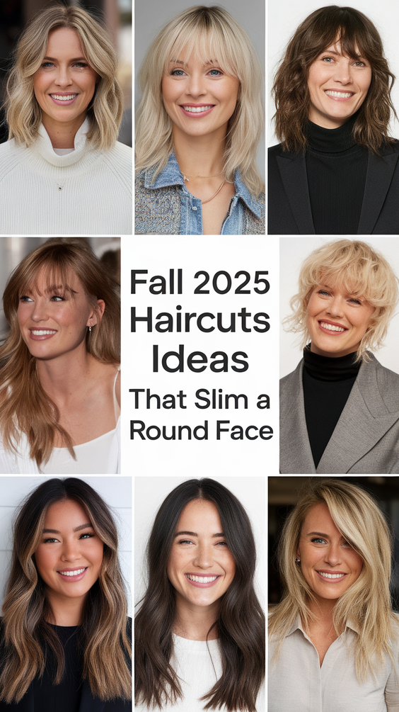 Fall 2025 Haircuts That Slim a Round Face: Best Modern Cuts and Styling Tips for Every Hair Type
