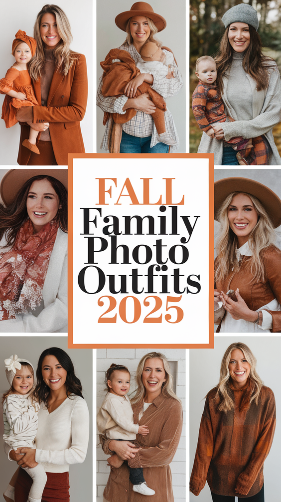 Cozy Fall Family Photo Outfits 2025: Best Color Combos, Jeans, Boots & Plus Size Ideas