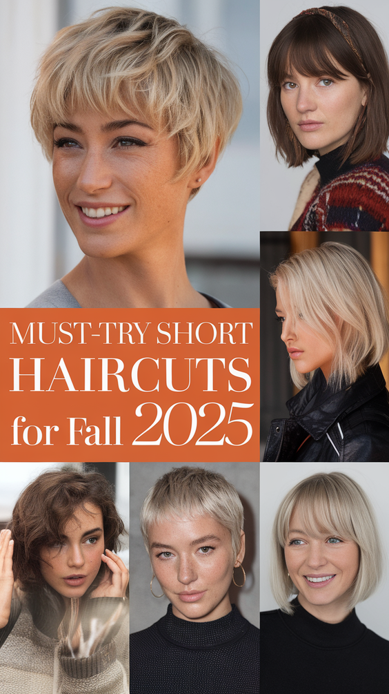 Must-Try Short Haircuts for Fall 2025: The Hottest Trends and Inspiring Looks for Every Woman