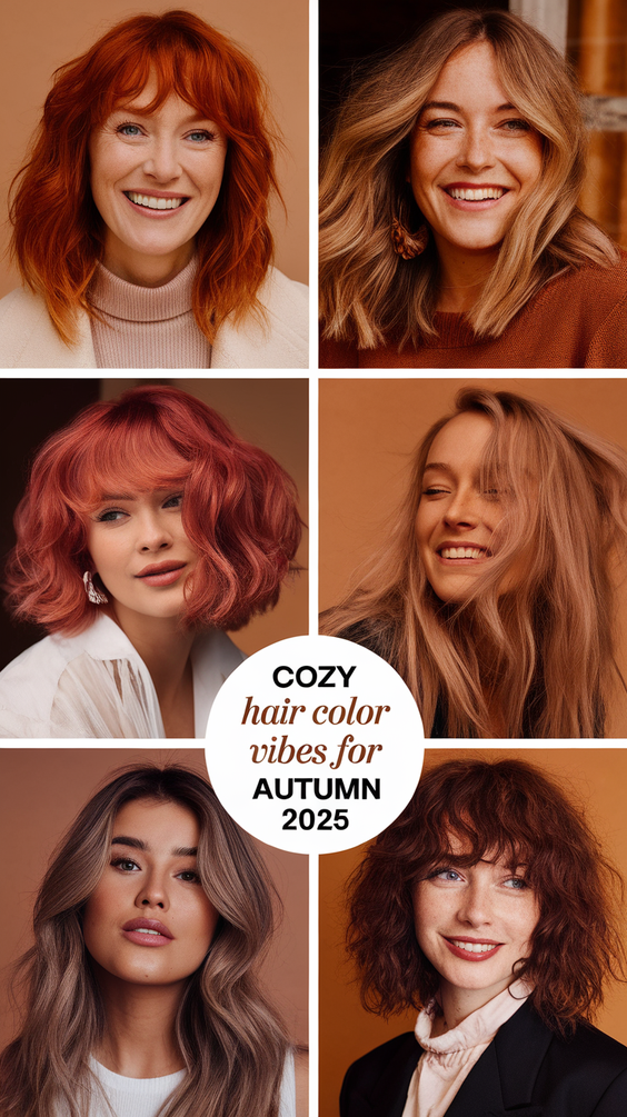 Cozy Hair Color Vibes for Autumn 2025: Top Fall Hair Colors, Highlights & Trends You’ll Love