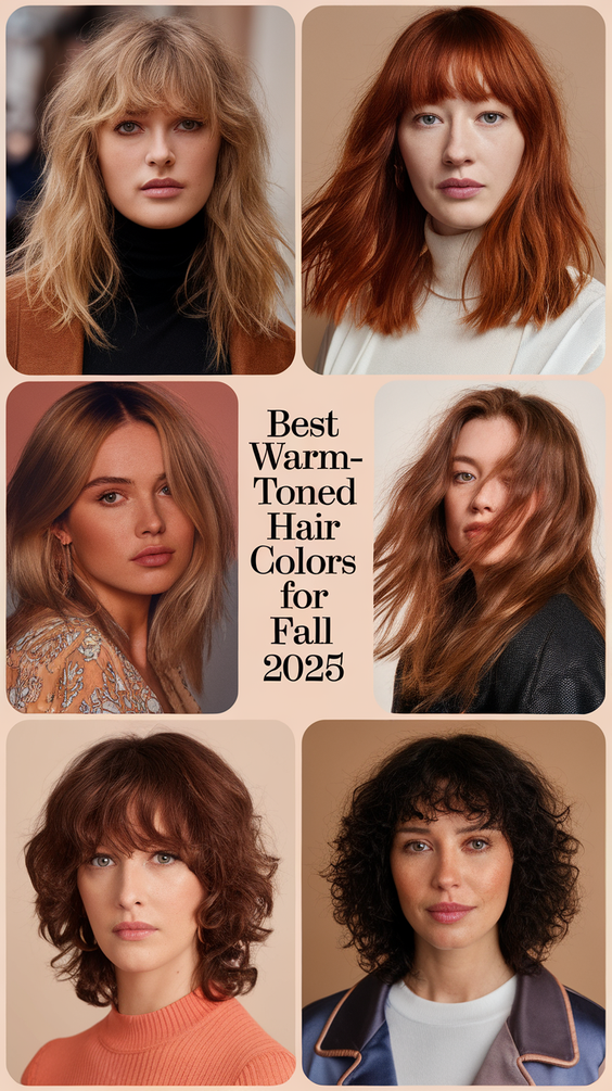 Best 2025 Fall Hair Colors for Warm Skin Tones – Stunning Autumn Shades to Try