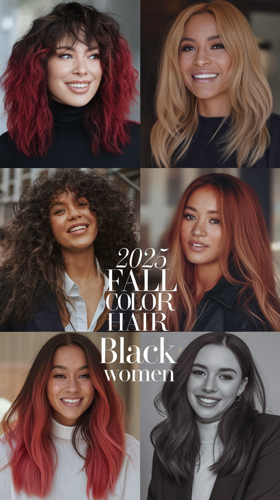 Fall Hair Color Ideas for Black Women 2025: Trending Looks from Blonde to Burgundy