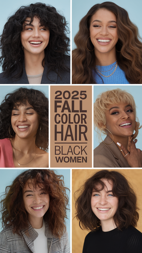 Fall Hair Color Ideas for Black Women 2025: Trending Looks from Blonde to Burgundy