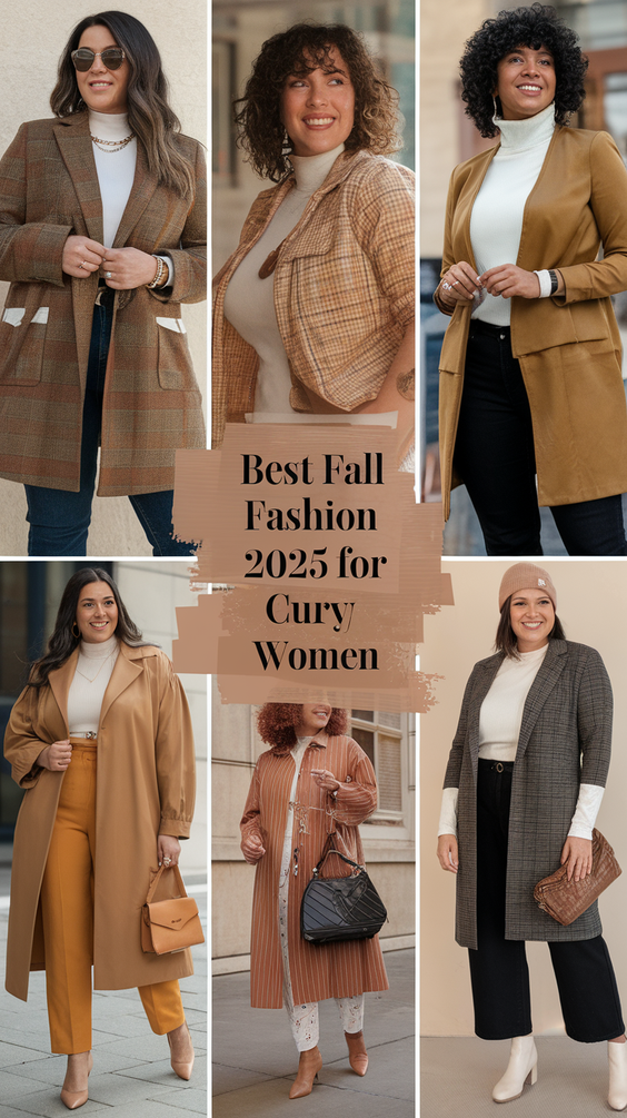 Chic Fall 2025 Outfits for Curvy Women: Trendy & Flattering Styles