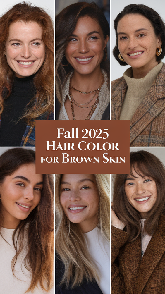 Fall Hair Color for Brown Skin 2025: Hottest Shades and Trends for a Gorgeous Autumn Makeover
