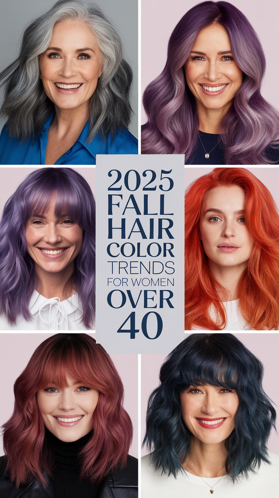Fall Hair Color for Women Over 40: Best 2025 Trends, Blonde, Brown, and Gray Shade Ideas