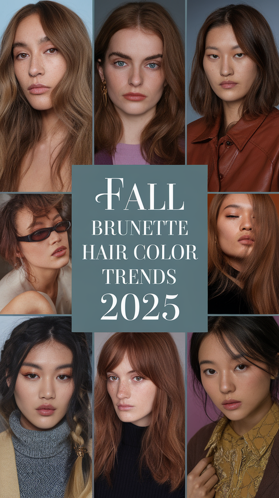 Fall Brunette Hair Color Trends 2025: Balayage, Money Piece, and Dimensional Highlights for Every Style