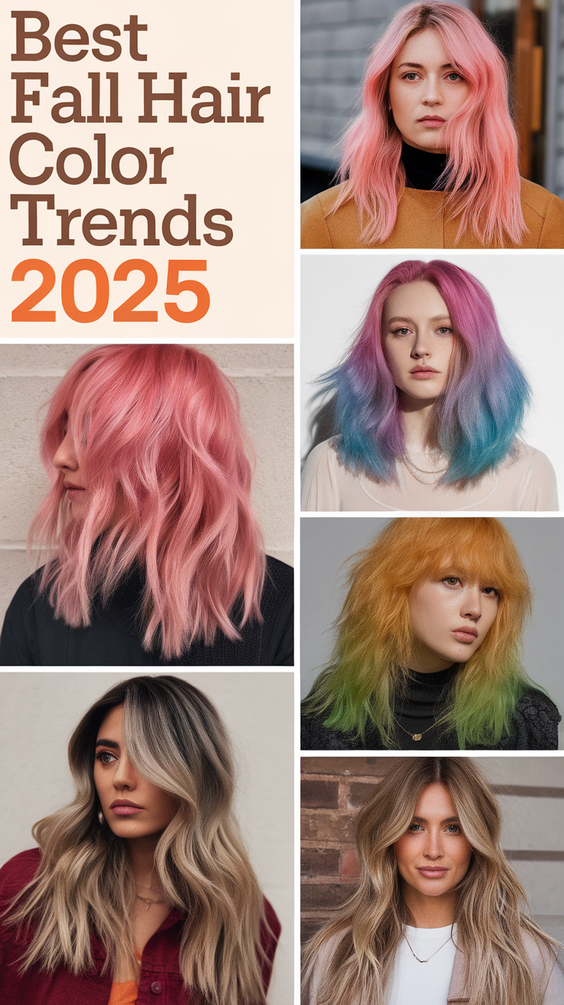Fall Hair Color Ideas 2025: Trending Shades and Styles for a Bold New Season