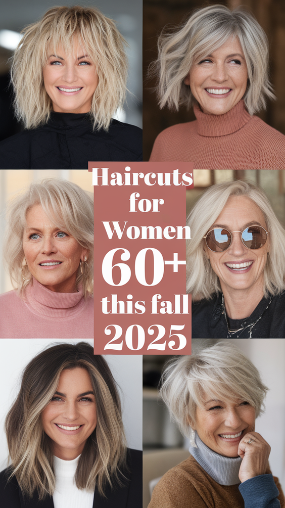 Haircuts for Women 60+ This Fall 2025: Timeless and Modern Looks to Inspire Your Next Salon Visit
