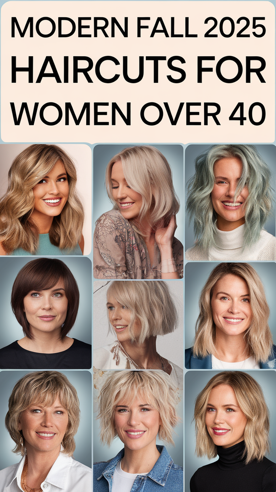 Fall 2025 Haircuts for Women Over 40: Stunning Styles and Trends to Try This Season