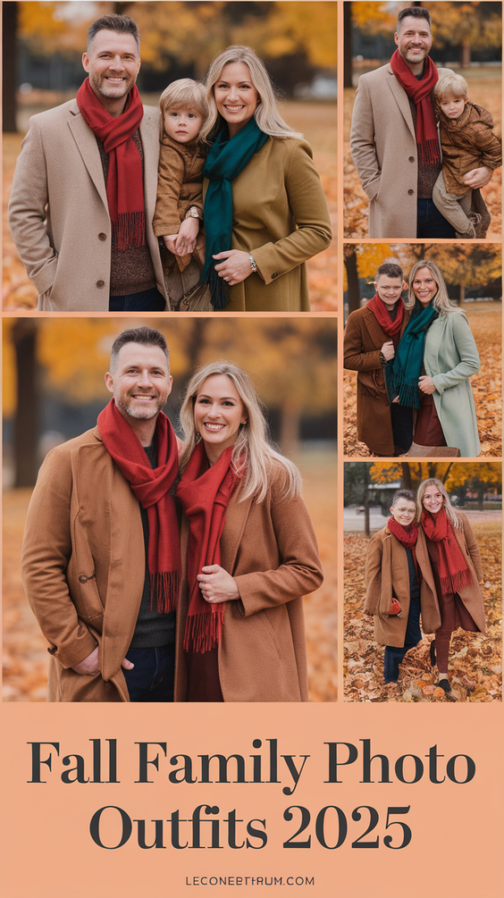 Cozy Fall Family Photo Outfits 2025: Best Color Combos, Jeans, Boots & Plus Size Ideas