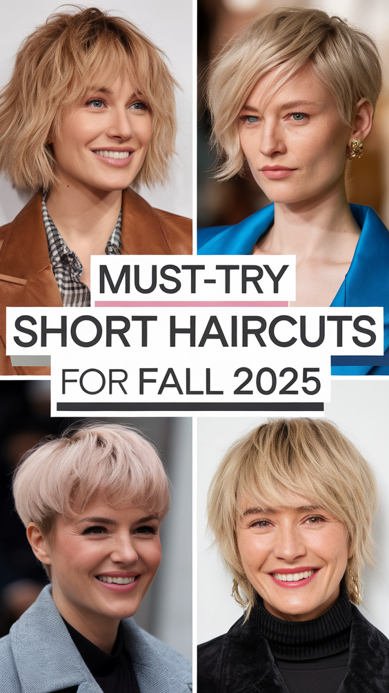 Must-Try Short Haircuts for Fall 2025: The Hottest Trends and Inspiring Looks for Every Woman