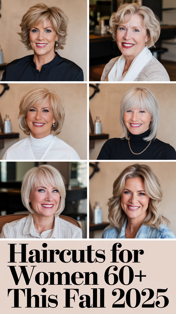 Haircuts for Women 60+ This Fall 2025: Timeless and Modern Looks to Inspire Your Next Salon Visit