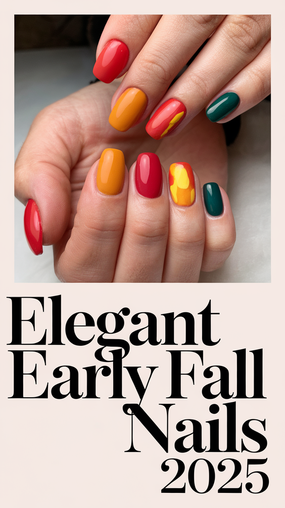 Stylish Early Fall Nail Ideas 2025: Top Trends, Colors, and Designs for Seasonal Inspiration