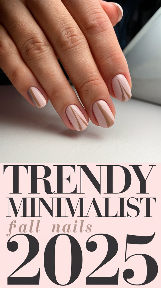 Trendy Minimalist Fall Nails 2025 Looks: Chic and Simple Designs for Autumn-Inspired Manicures