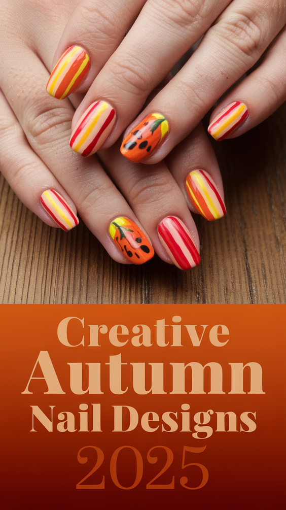 Creative Autumn Nail Designs 2025: Trending Fall Manicure Ideas & Botanical Art Inspiration