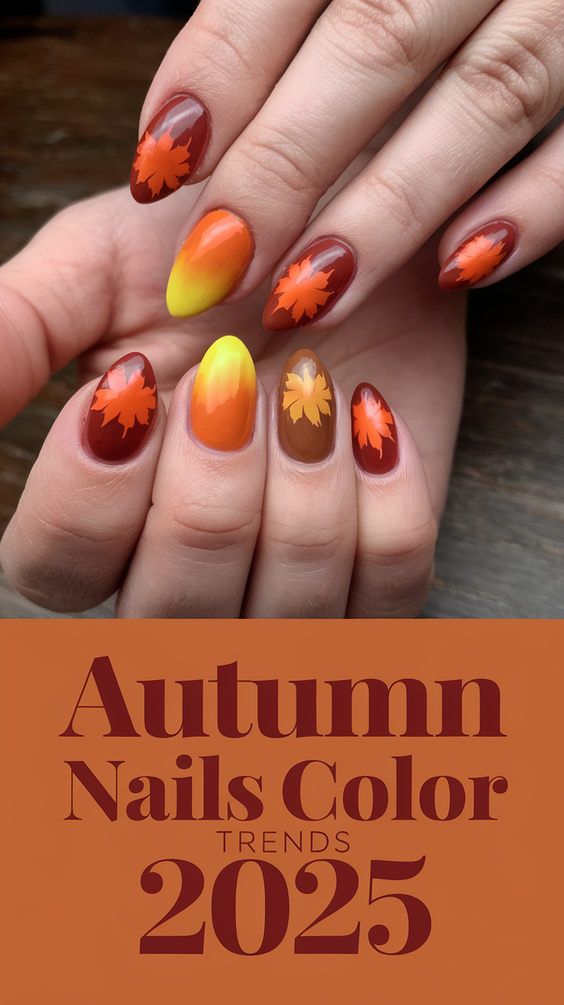 Creative Autumn Nail Designs 2025: Trending Fall Manicure Ideas & Botanical Art Inspiration