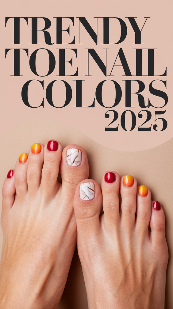 Trendy Fall Toe Nail Colors 2025: The Top Must-Try Pedicure Shades for This Autumn