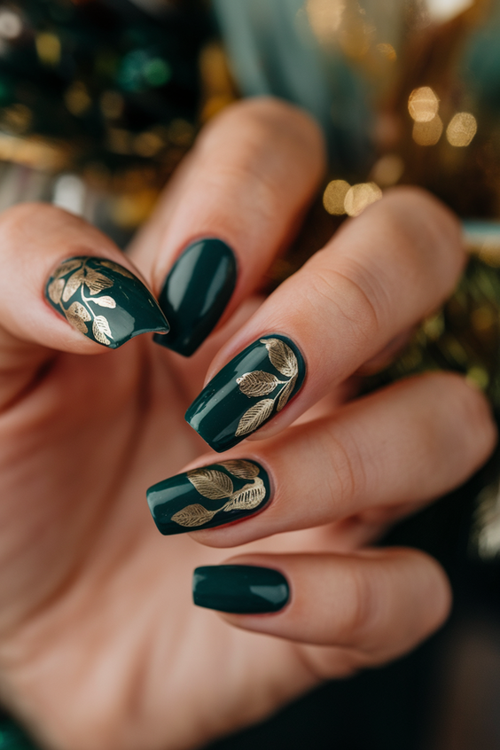 Fall Green Nails 2025 – 20 Stunning Manicure Ideas to Embrace Autumn’s Rich and Earthy Hues