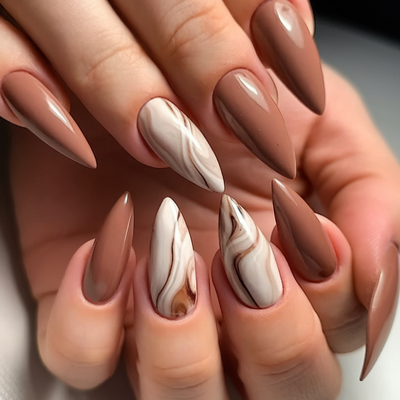Fall Coffin Nail Designs 2025: Warm Tones, Leaf Art, and Luxe Finishes to Try This Season