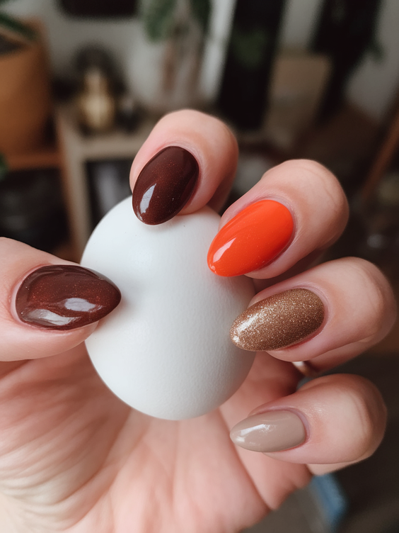 Stylish Round Fall Nails 2025: Trendy Seasonal Designs for Every Mood and Occasion