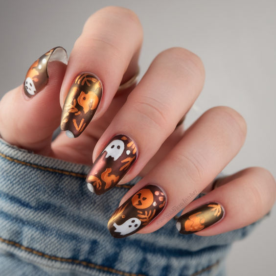 Stylish Round Fall Nails 2025: Trendy Seasonal Designs for Every Mood and Occasion
