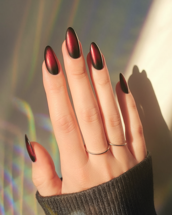 Stylish Fall Cat Eye Nails 2025 – Magnetic Designs That Will Elevate Your Autumn Look Instantly