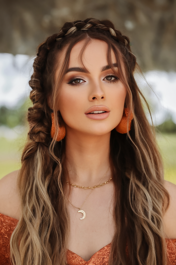 Fall Hairstyle for Long Hairs 2025: Romantic Braids, Waves, and Trendy Seasonal Styles to Copy