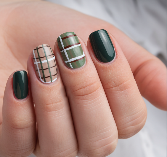 Fall Green Nails 2025 – 20 Stunning Manicure Ideas to Embrace Autumn’s Rich and Earthy Hues