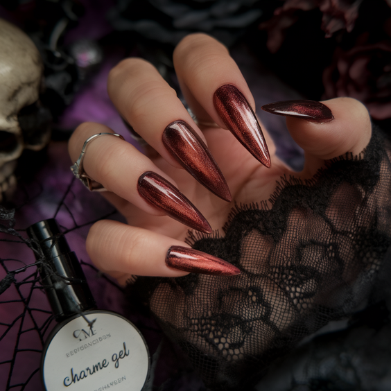 Stylish Fall Cat Eye Nails 2025 – Magnetic Designs That Will Elevate Your Autumn Look Instantly